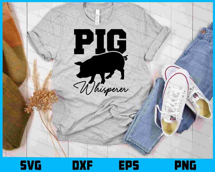 Pig Whisperer Farmer SVG