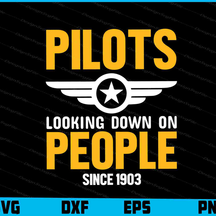 Pilots Looking Down On People Air Traffic Controller SVG