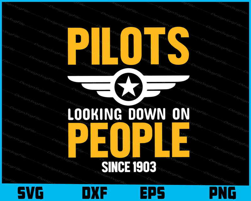 Pilots Looking Down On People Air Traffic Controller SVG