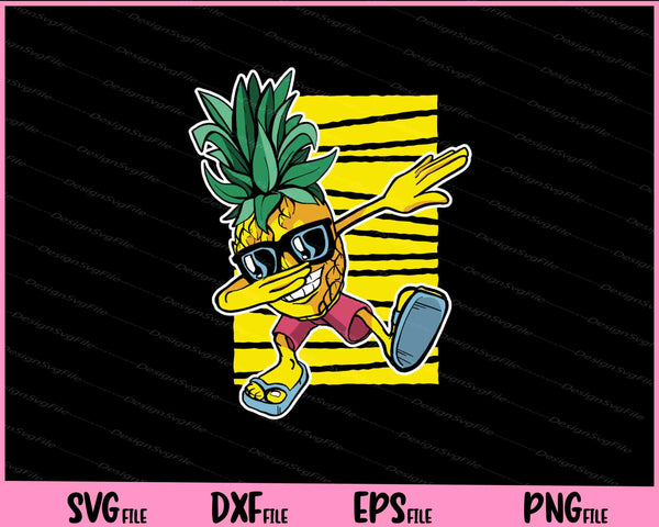 Pineapple Dabbing Funny svg