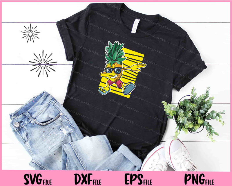 Pineapple Dabbing Funny t shirt