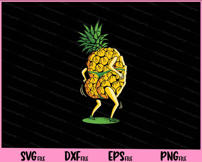 Pineapple Dancing Funny Svg Cutting Printable Files  - Premium Cutting Files in SVG, PNG & EPS Formats - Premium SVG Cutting Files for Crafts