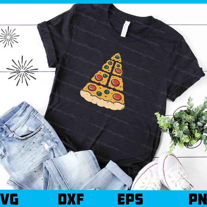 Pizza Pyramid Fast Food Svg Cutting Printable File  - Premium Cutting Files in SVG, PNG & EPS Formats - Premium SVG Cutting Files for Crafts