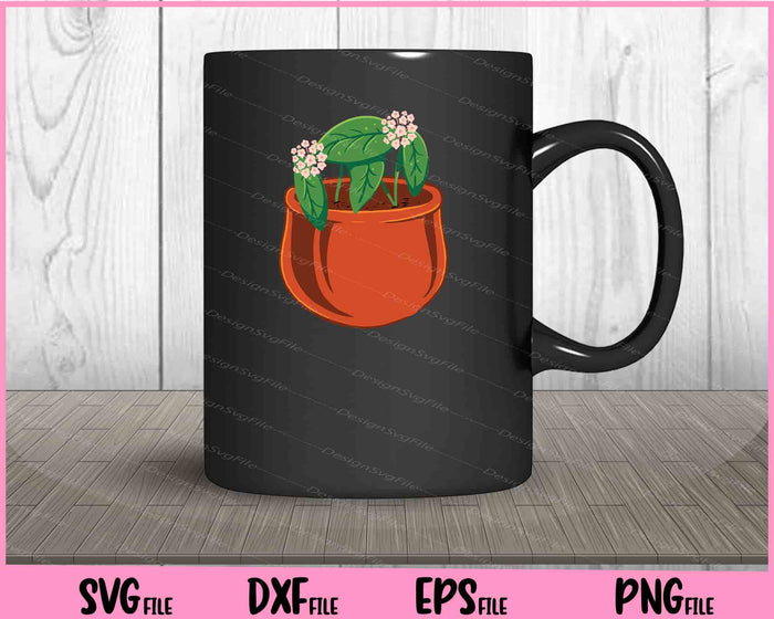 Plant Hoya Carnosa Svg Cutting Printable Files  - Premium Cutting Files in SVG, PNG & EPS Formats - Premium SVG Cutting Files for Crafts