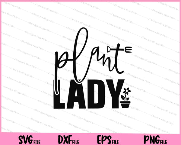 Plant lady svg
