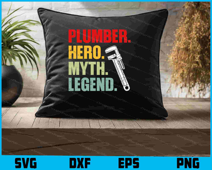 Plumber Hero Myth Legend SVG