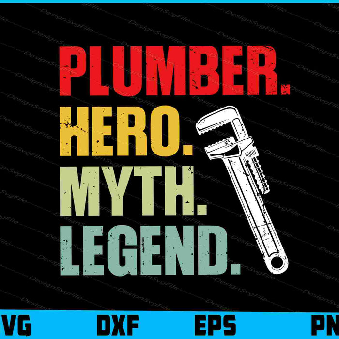 Plumber Hero Myth Legend SVG