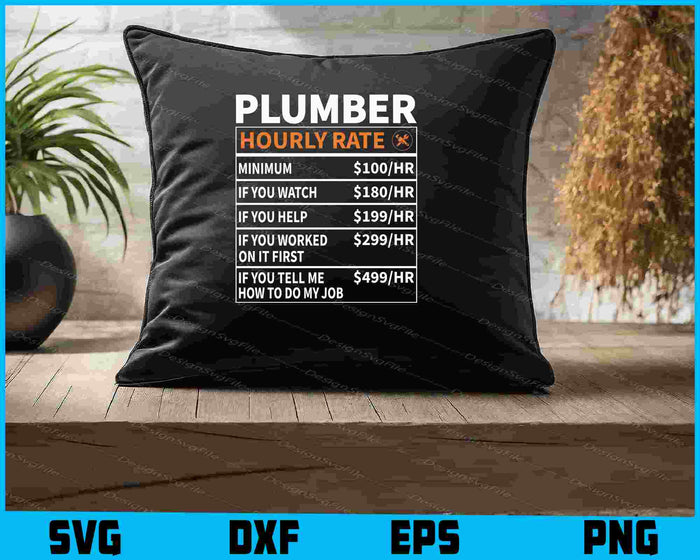 Collection of plumber-themed graphics and text on a black background with red and white elements.