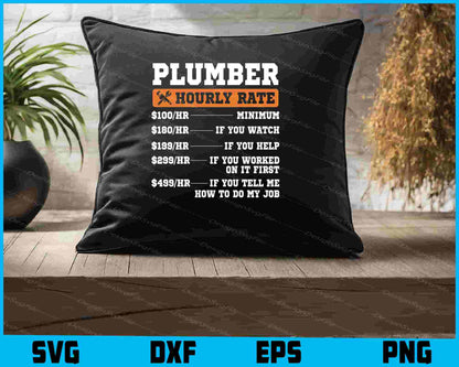 Plumber Hourly Rate SVG, Nutrition Facts