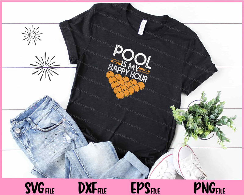 Pool Is My Happy Hour t shirt
