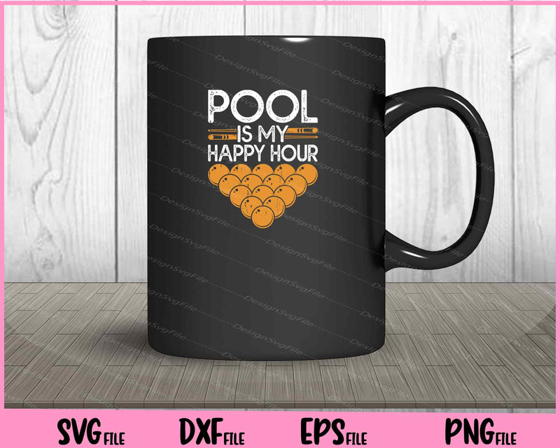Pool Is My Happy Hour mug