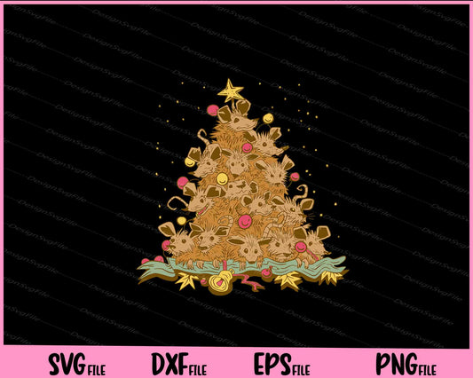 Possum Christmas Tree Svg Cutting Printable Files  - Premium Cutting Files in SVG, PNG & EPS Formats - Premium SVG Cutting Files for Crafts