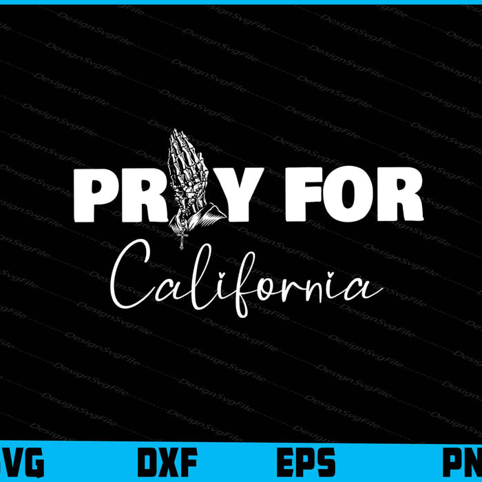 Pray For California Shirt, Los Angeles City Fire Department