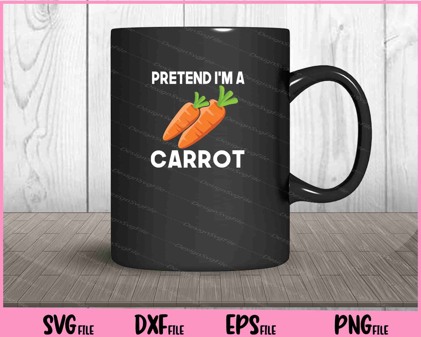 Pretend I'm a Carrot Funny Easy Halloween Svg Cutting Printable Files  - Premium Cutting Files in SVG, PNG & EPS Formats - Premium SVG Cutting Files for Crafts