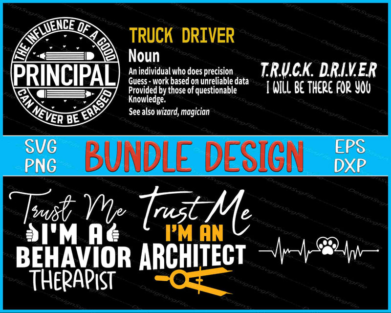 Collection of humorous and descriptive text designs on a black background with blue banner.