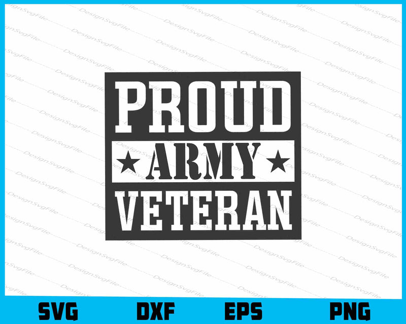 Proud Army Veteran Memorial Day SVG