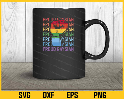 Proud Gay Asian Fist Svg Cutting Printable File  - Premium Cutting Files in SVG, PNG & EPS Formats - Premium SVG Cutting Files for Crafts