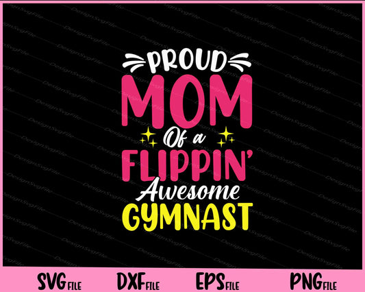 Proud Mom Of A Filipin Awesome Gymnast Svg Cutting Printable Files  - Premium Cutting Files in SVG, PNG & EPS Formats - Premium SVG Cutting Files for Crafts