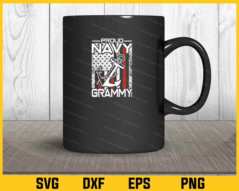 Proud Navy Grammy Svg Cutting Printable File  - Premium Cutting Files in SVG, PNG & EPS Formats - Premium SVG Cutting Files for Crafts