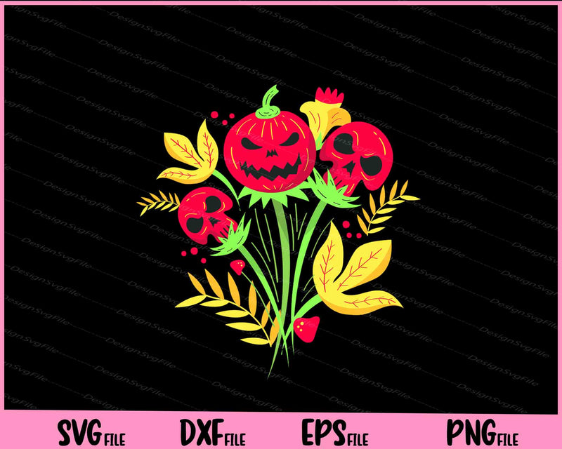 Psychedelic Khokhloma Halloween Svg Cutting Printable Files  - Premium Cutting Files in SVG, PNG & EPS Formats - Premium SVG Cutting Files for Crafts