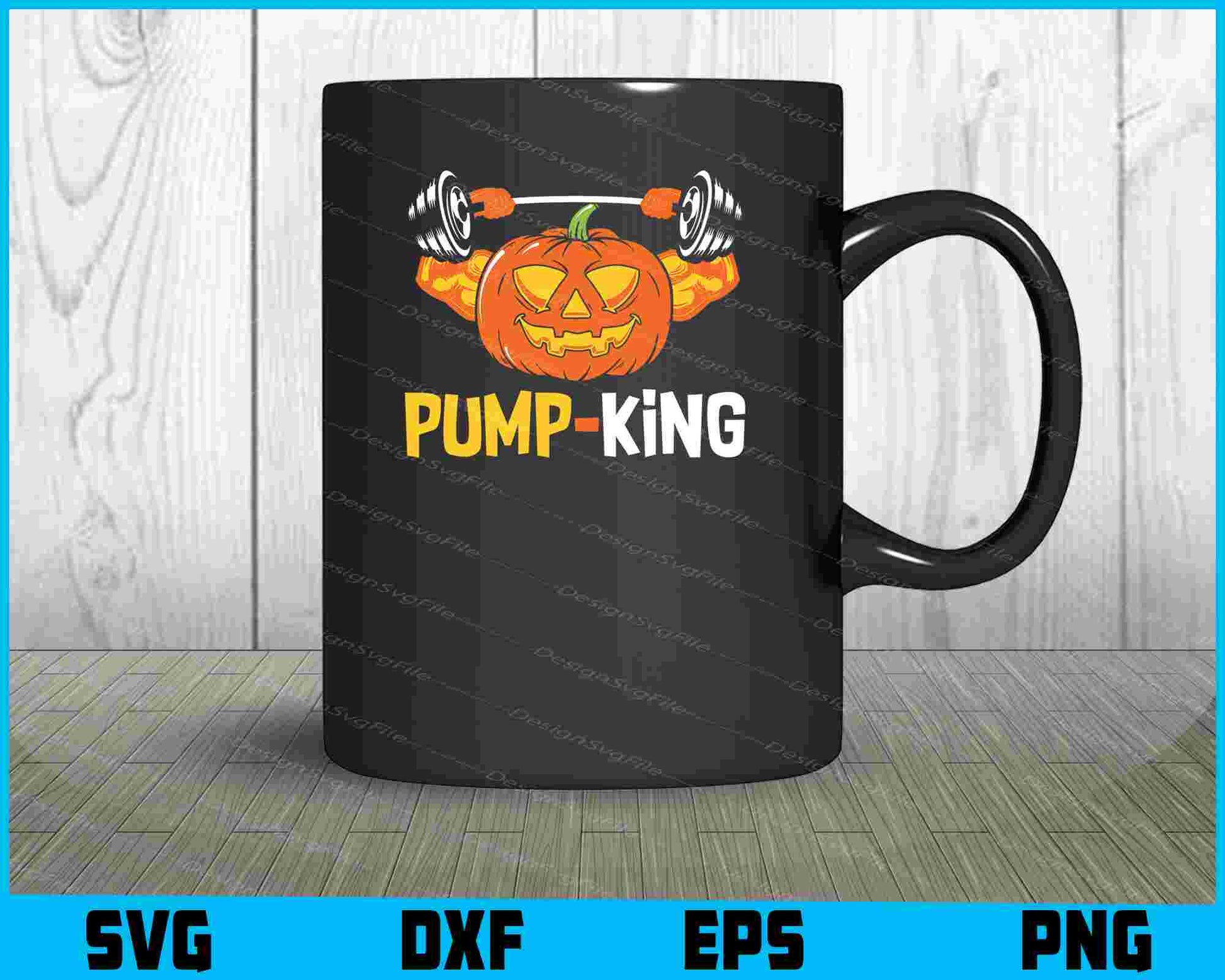 PumpKing Halloween Gym SVG PNG Printable File  - Premium Cutting Files in SVG, PNG & EPS Formats - Premium SVG Cutting Files for Crafts