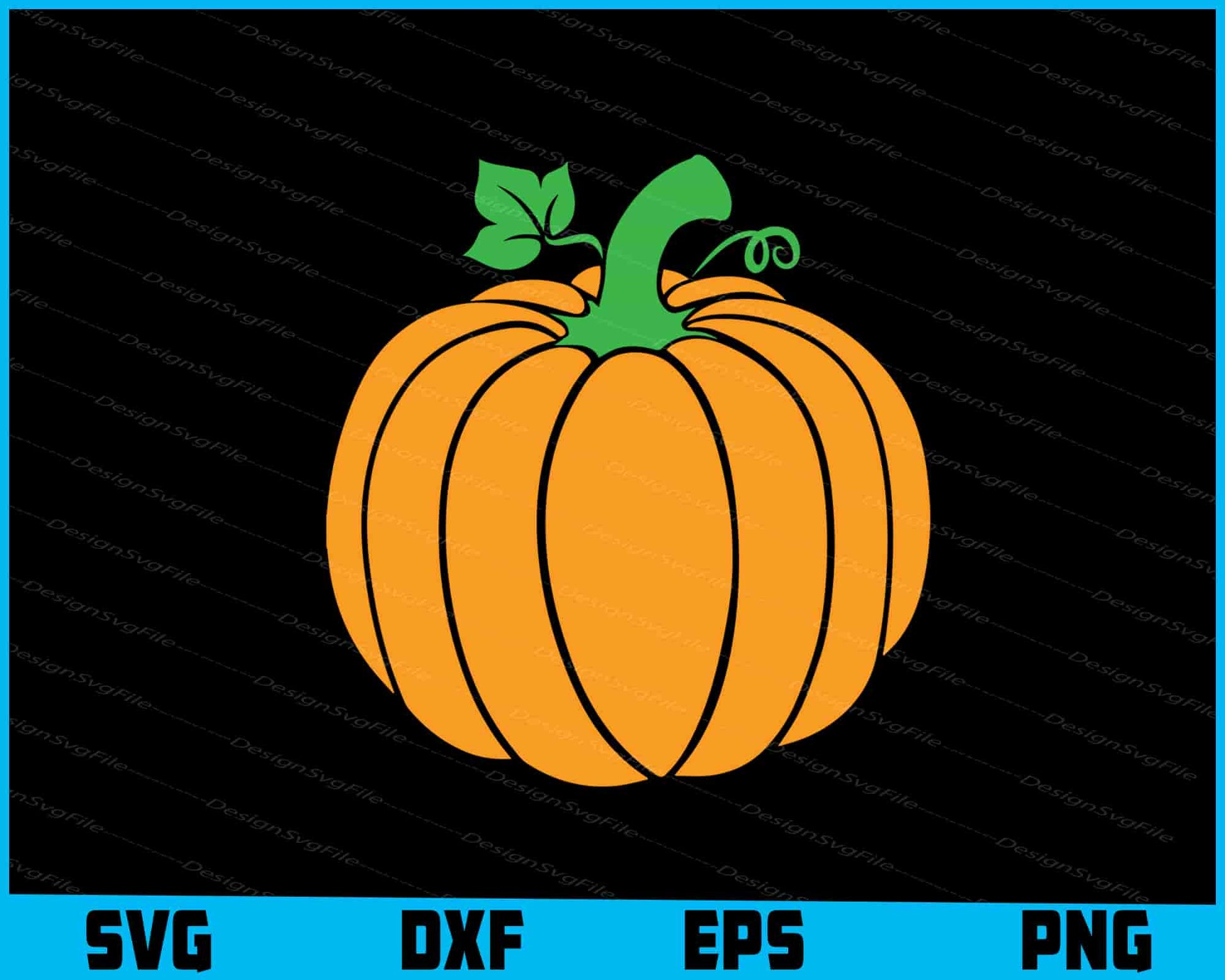 Pumpkin Fall Thanksgiving SVG PNG Digital Printable File  - Premium Cutting Files in SVG, PNG & EPS Formats - Premium SVG Cutting Files for Crafts