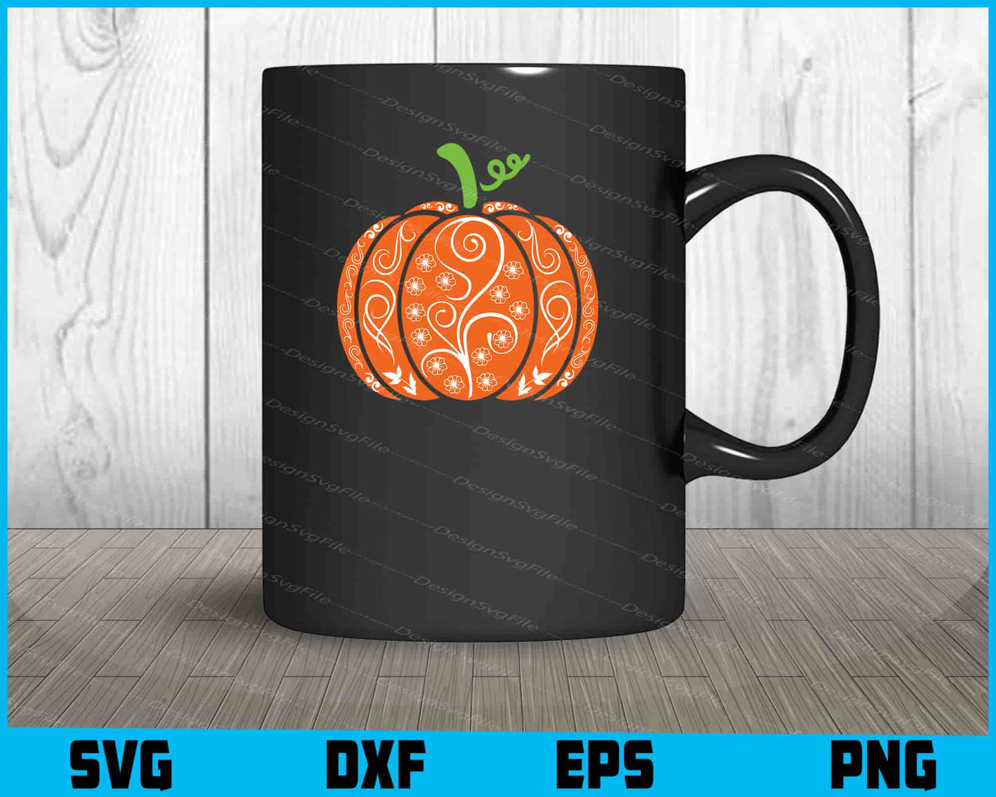 Pumpkin Fall Thanksgiving SVG PNG Digital Printable File  - Premium Cutting Files in SVG, PNG & EPS Formats - Premium SVG Cutting Files for Crafts