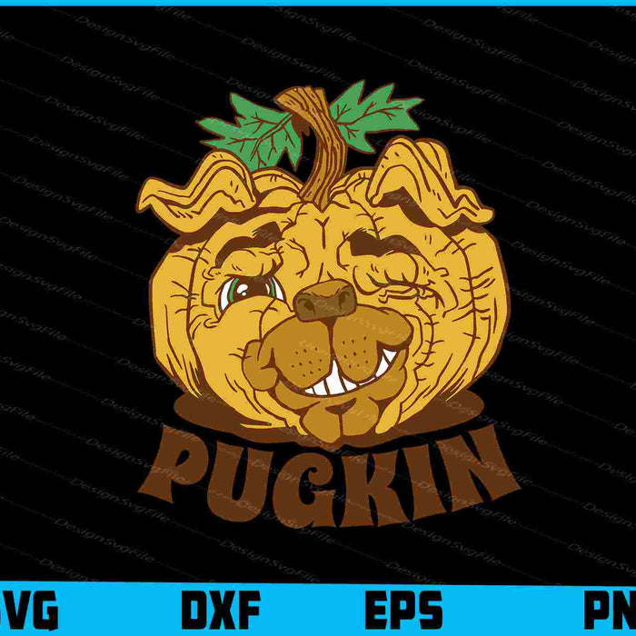 Pumpkin Pug Pugkin Halloween