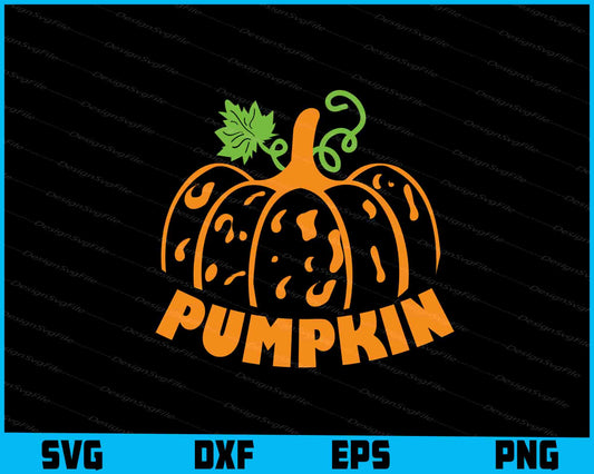 Pumpkin Svg Thanksgiving SVG PNG Digital Sublimation Print File  - Premium Cutting Files in SVG, PNG & EPS Formats - Premium SVG Cutting Files for Crafts