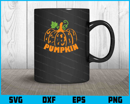 Pumpkin Svg Thanksgiving SVG PNG Digital Sublimation Print File  - Premium Cutting Files in SVG, PNG & EPS Formats - Premium SVG Cutting Files for Crafts