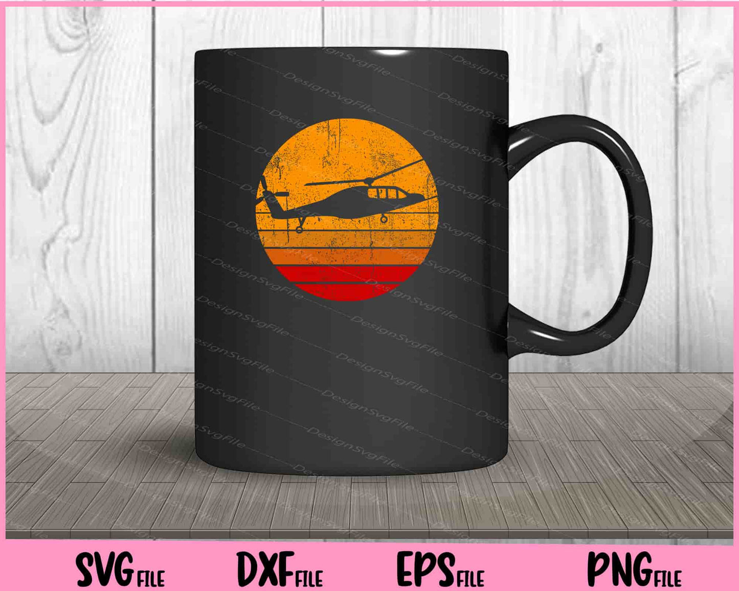 R44 Helicopter Pilot Aviation Svg Cutting Printable Files  - Premium Cutting Files in SVG, PNG & EPS Formats - Premium SVG Cutting Files for Crafts