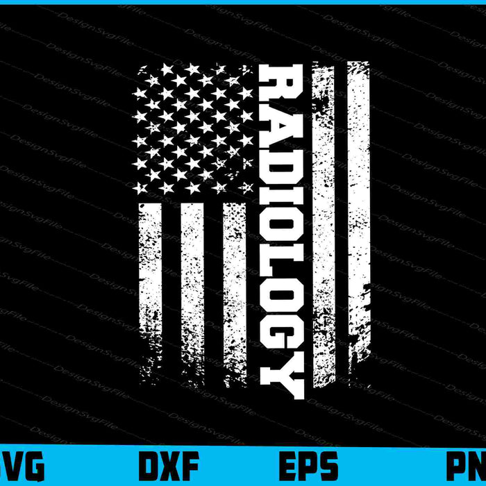 Radiology American Flag SVG