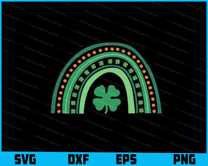 Rainbow St-patricks Day SVG