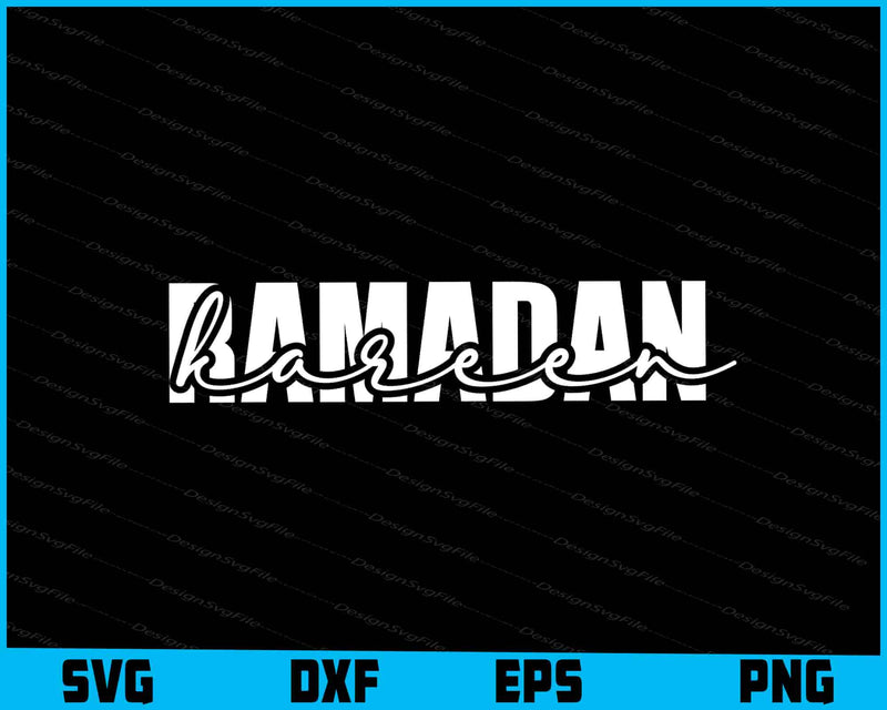 Ramadan Kareen SVG