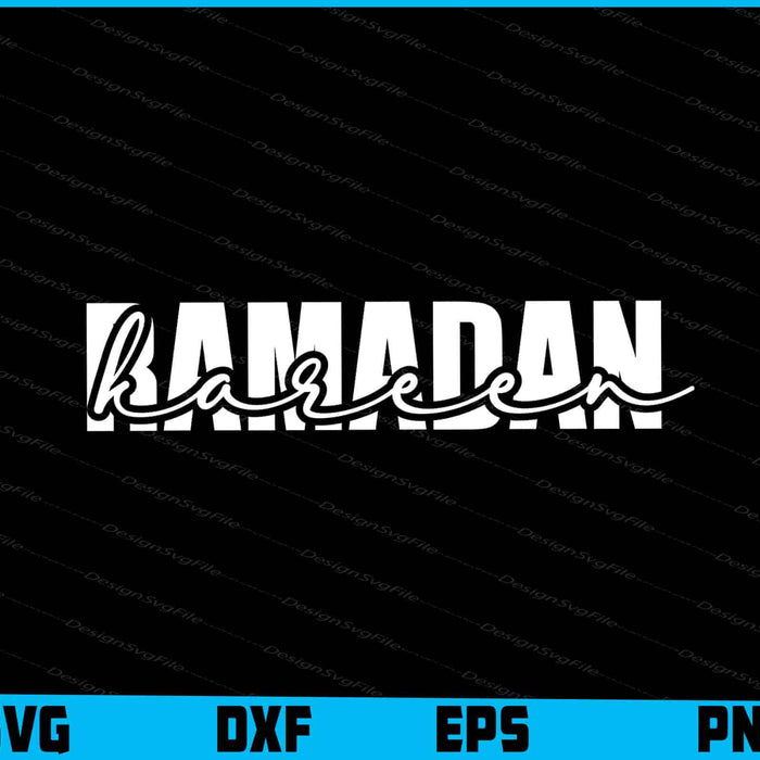 Ramadan Kareen SVG