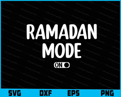 Ramadan Mode On SVG