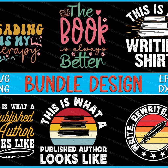 Reading Bundle SVG Published PNG