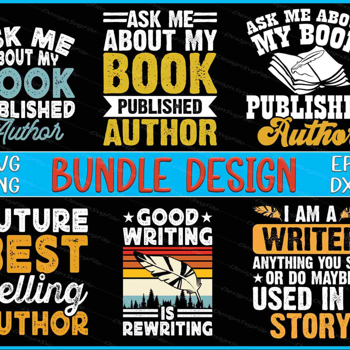 Reading Bundle SVG Writing Book PNG