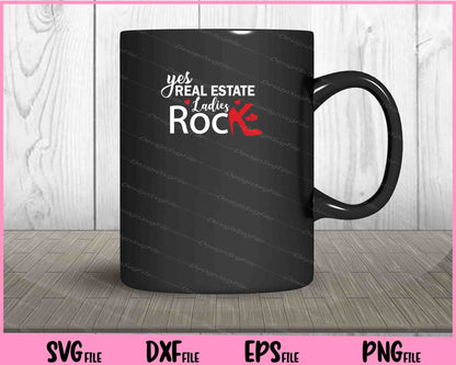 Real Estate Ladies Rock Svg Cutting Printable Files  - Premium Cutting Files in SVG, PNG & EPS Formats - Premium SVG Cutting Files for Crafts