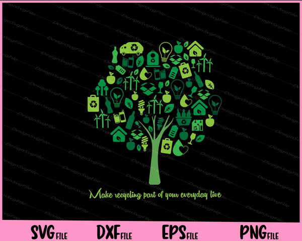 Recycle Tree Ecology svg