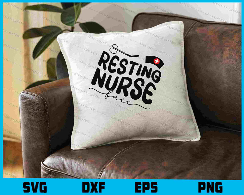 Resting Nurse Face SVG