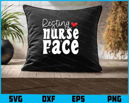 Resting Nurse Face SVG