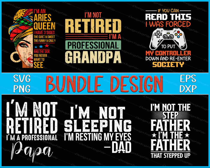 Collection of humorous and motivational quotes with graphics on a black background.