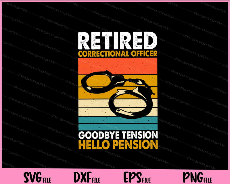 Retired Correctional Officer svg