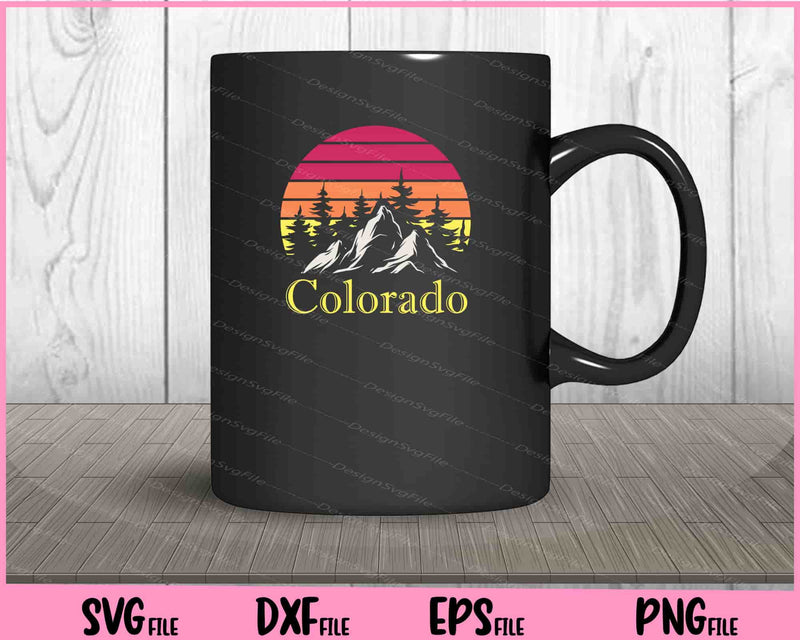 Retro Colorado CO Mountains Wildlife Bighorn mug