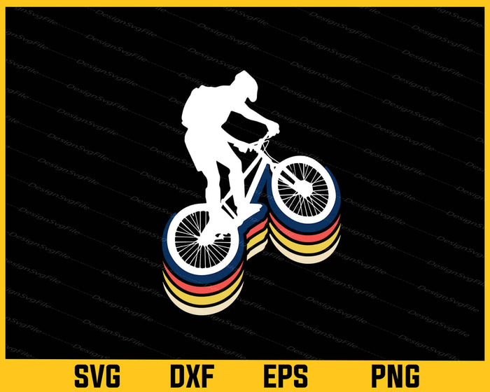 Retro Vintage Cycling Svg Cutting Printable File  - Premium Cutting Files in SVG, PNG & EPS Formats - Premium SVG Cutting Files for Crafts