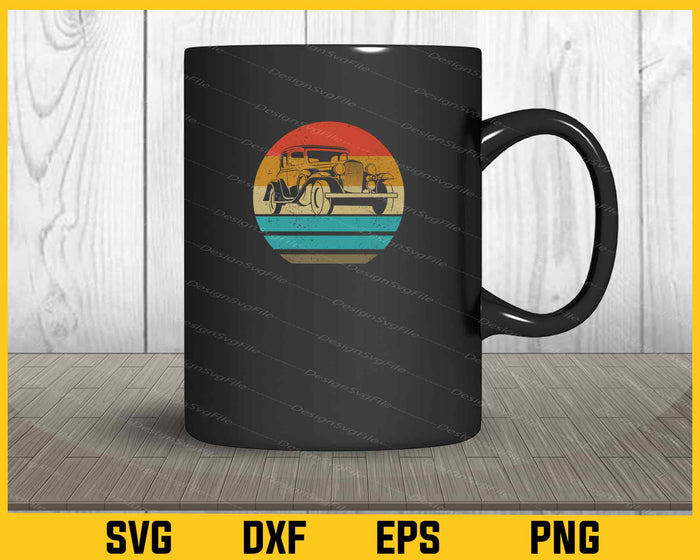 Retro Vintage Sunset 4x4 Car Off Road Svg Cutting Printable File  - Premium Cutting Files in SVG, PNG & EPS Formats - Premium SVG Cutting Files for Crafts
