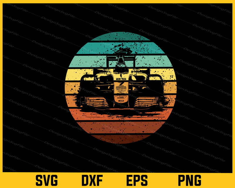 Retro vintage Formula Racing Lovers Svg Cutting Printable File  - Premium Cutting Files in SVG, PNG & EPS Formats - Premium SVG Cutting Files for Crafts