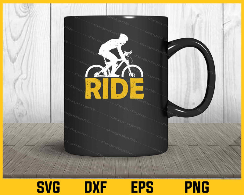 Ride Cycling Svg Cutting Printable File  - Premium Cutting Files in SVG, PNG & EPS Formats - Premium SVG Cutting Files for Crafts