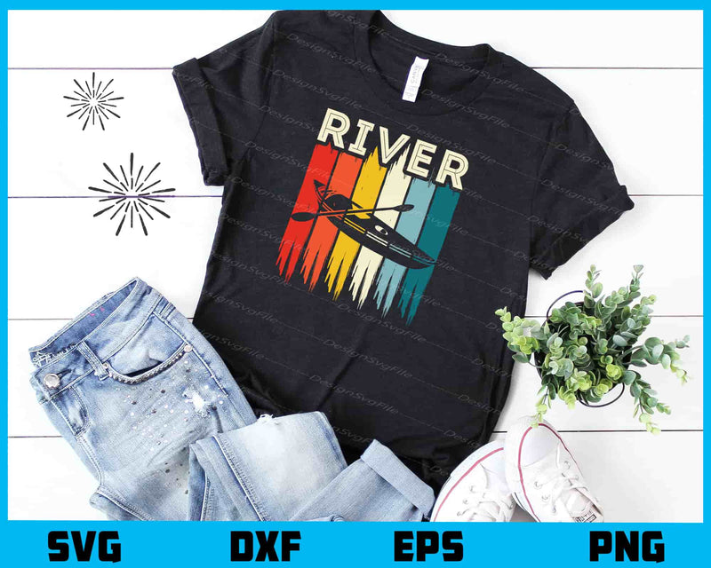River Vintage Retro t shirt